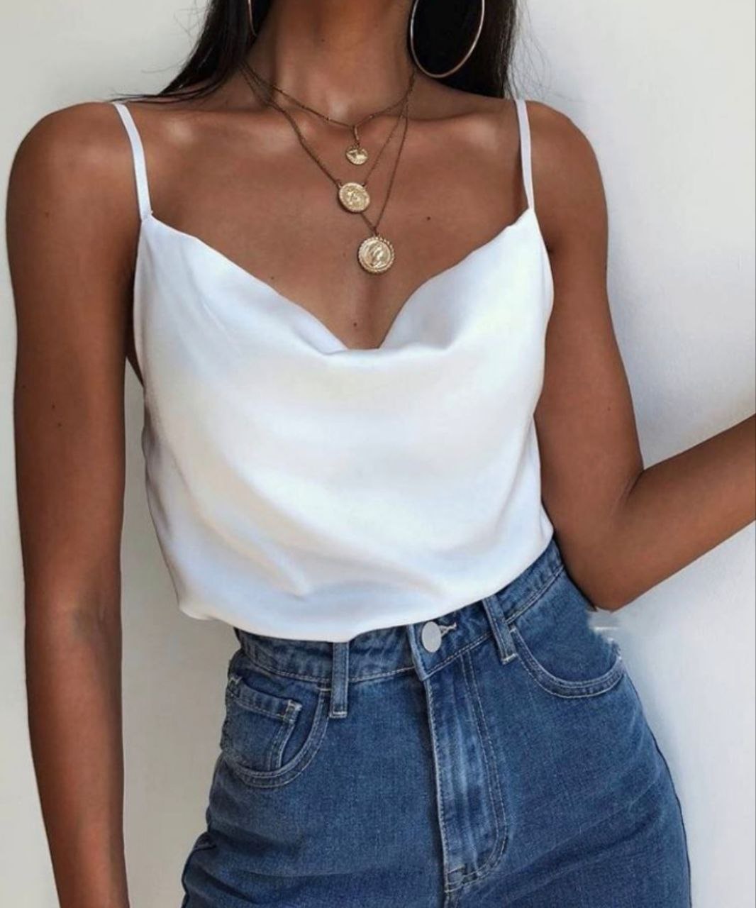 Top satin Luna