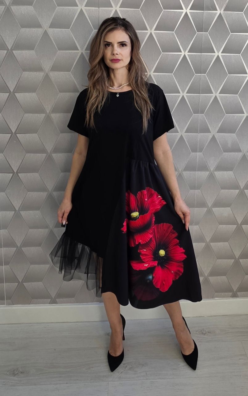 Rochie cu imprimeu 3D Kate